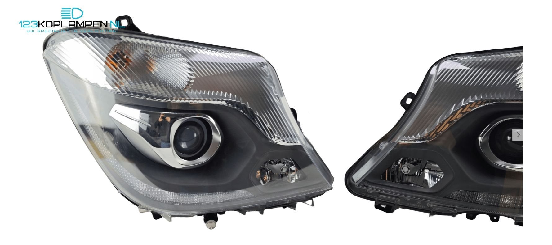 Mercedes Sprinter W906 Facelift Bi Xenon Led koplamp links r, Auto-onderdelen, Gebruikt, -, Ophalen of Verzenden, -