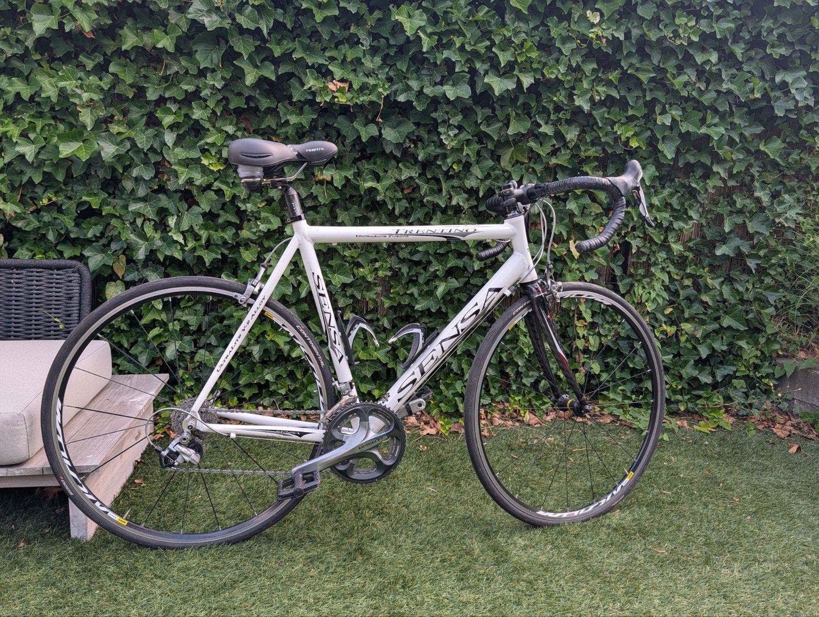Sensa Trentino racefiets, maat 56, met Shimano Ultegra, Fietsen en Brommers, Gebruikt, Velgrem, Aluminium, Meer dan 20 versnellingen
