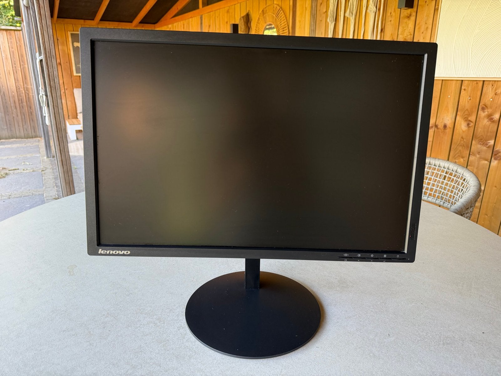 Lenovo Monitor - Full HD, 22 inch - beeldscherm, Computers en Software, Monitoren, Ophalen, Kantelbaar, Full HD, 60 Hz of minder