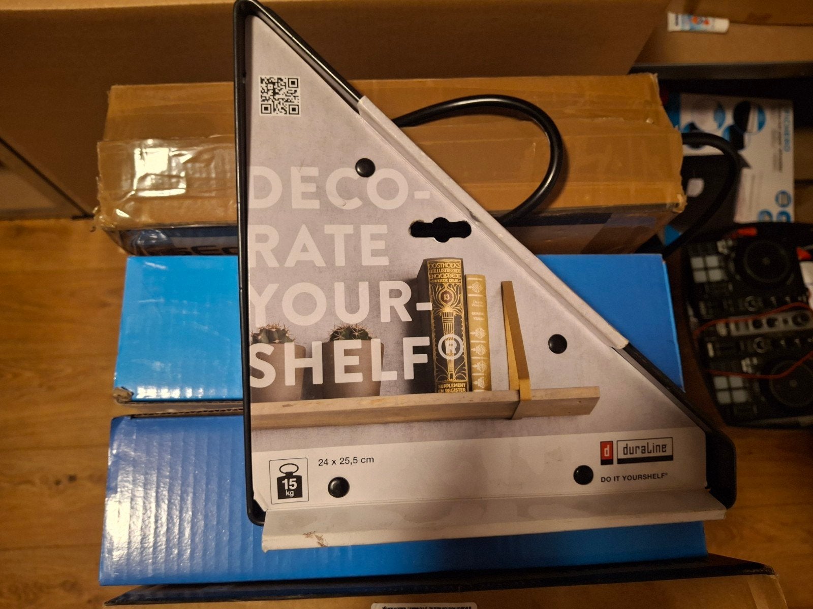 Nieuw Zwart Planken Ophangsysteem - Duraline, Huis en Inrichting, Woonaccessoires | Wandplanken en Boekenplanken, Ophalen of Verzenden