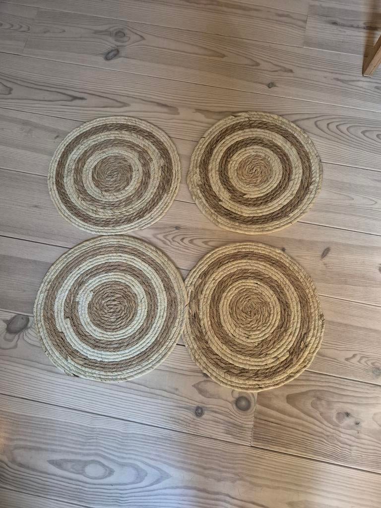 Placemats zeegras, Huis en Inrichting, Woonaccessoires | Onderzetters, Ophalen of Verzenden, Zo goed als nieuw, Bord