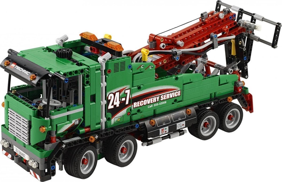 Lego Technic Sleepwagen 42008 met pneumatisch systeem, Ophalen of Verzenden, Gebruikt