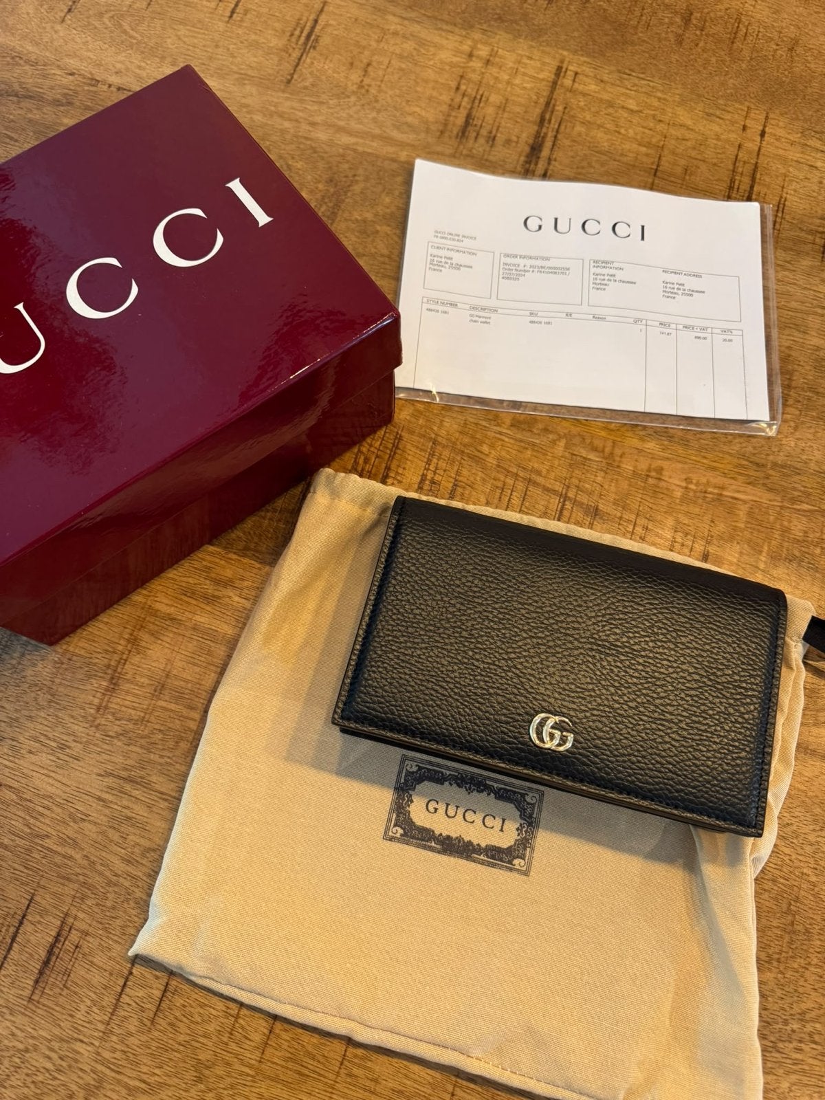 Gucci Shoulder Bag Zwart, Sieraden, Tassen en Uiterlijk, Verzenden, Zo goed als nieuw, Zwart, Schoudertasje