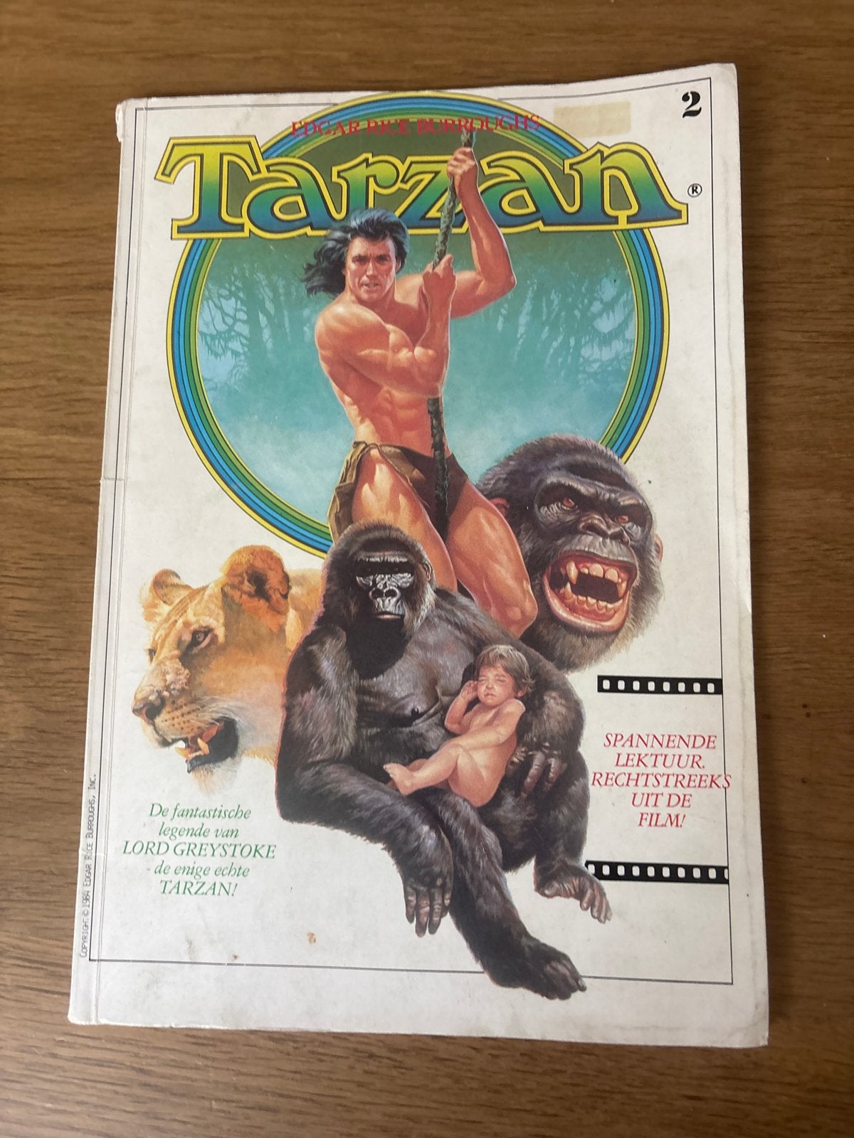 Tarzan stripboek - Edgar Rice Burroughs 1984, Ophalen of Verzenden, Gelezen, Nederland