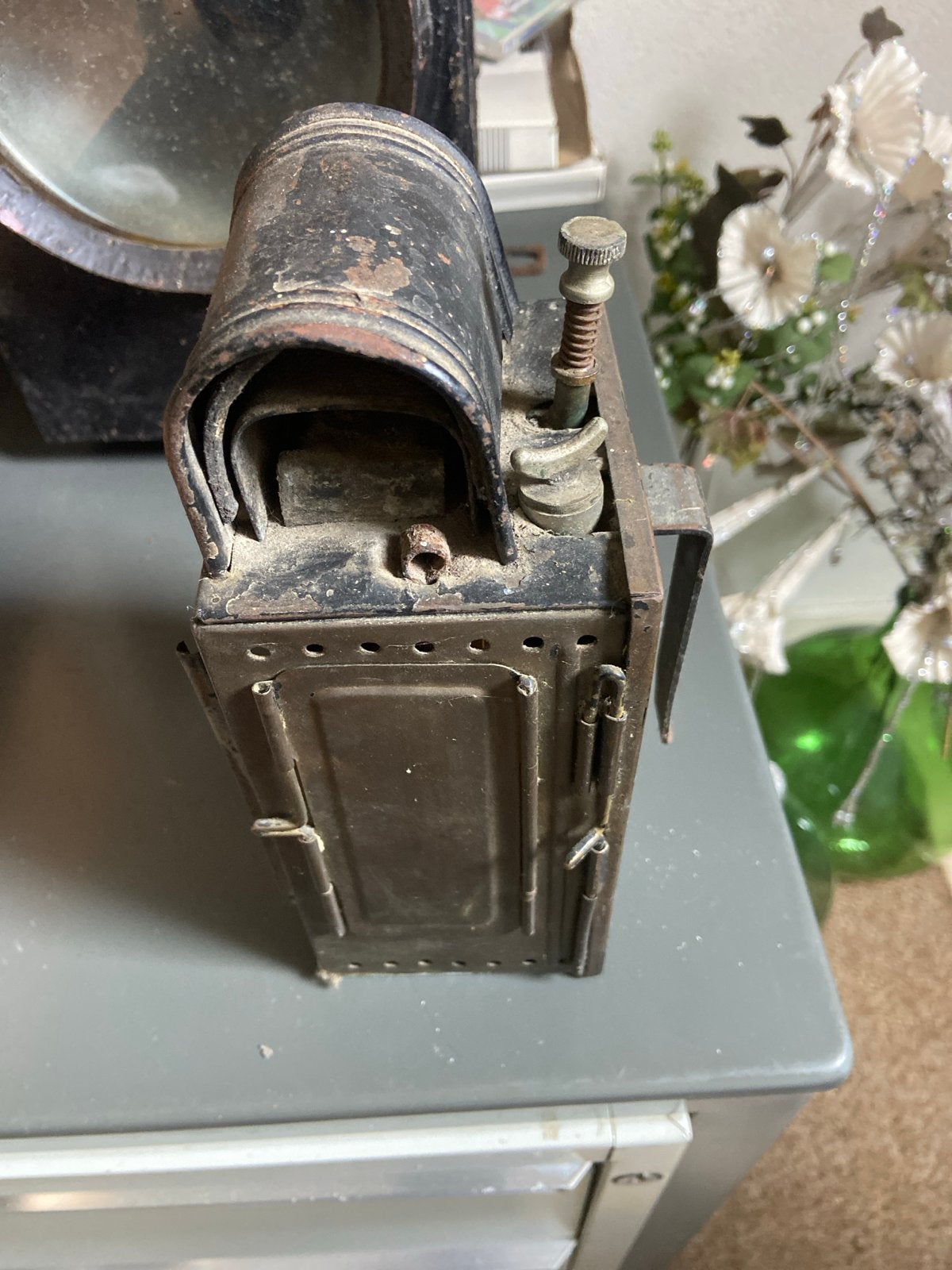 Antieke Heinrich Bille Mijnlamp - Zeldzaam Verzamelobject, Ophalen