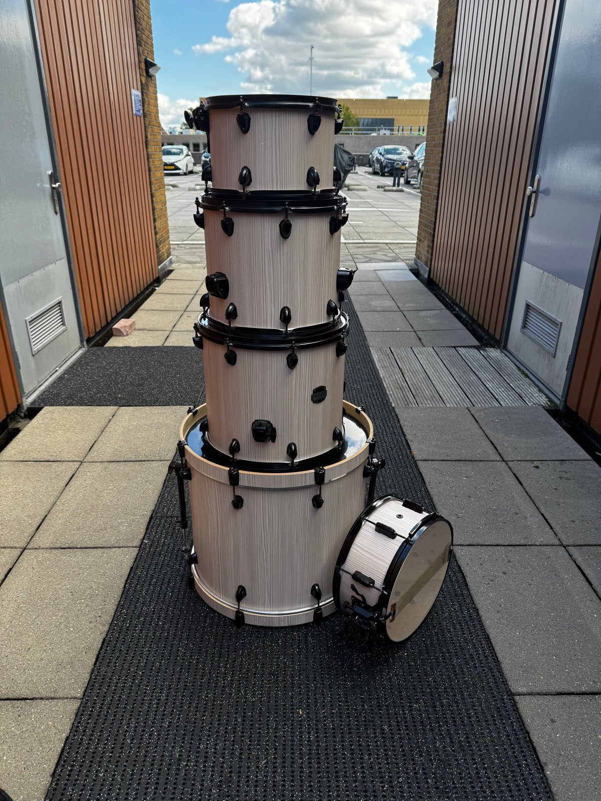 Mapex Mars drums met hoezen en hardware, Ophalen, Gebruikt, Overige merken