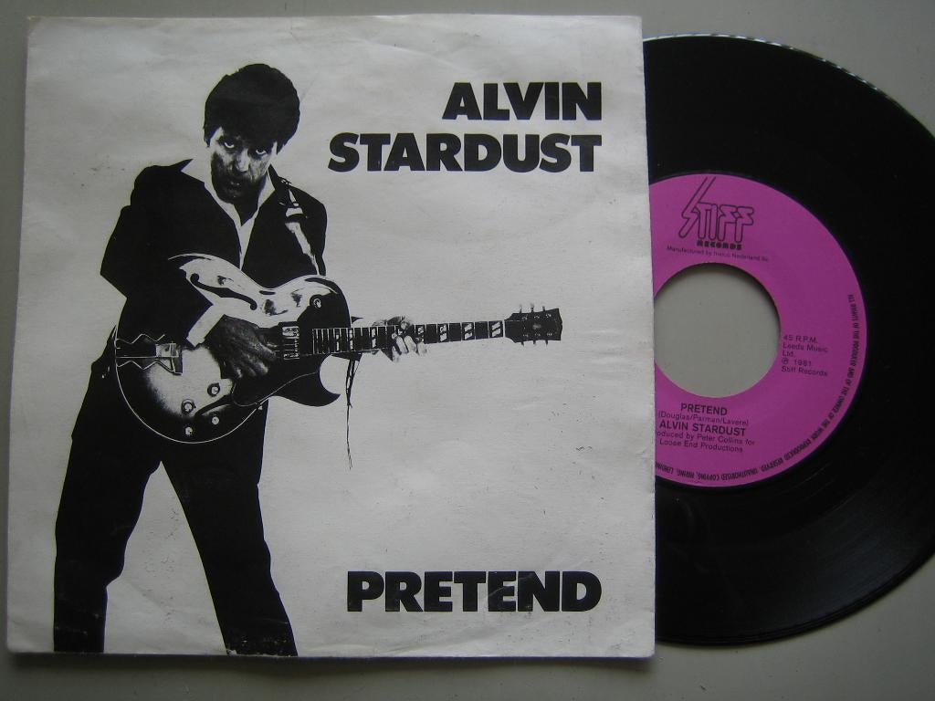 Alvin Stardust-Pretend, Cd's en Dvd's, Vinyl Singles, Gebruikt, Single, Pop, 7 inch, Ophalen of Verzenden