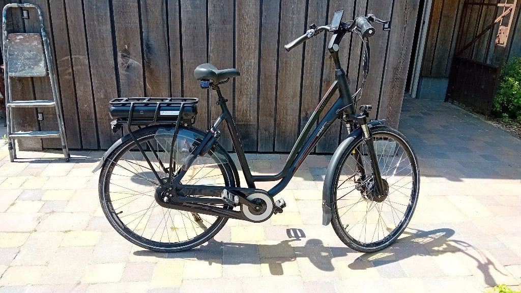 Amslod LTX elektrische fiets, Zo goed als nieuw, 50 km per accu of meer, 55 tot 59 cm, Ophalen