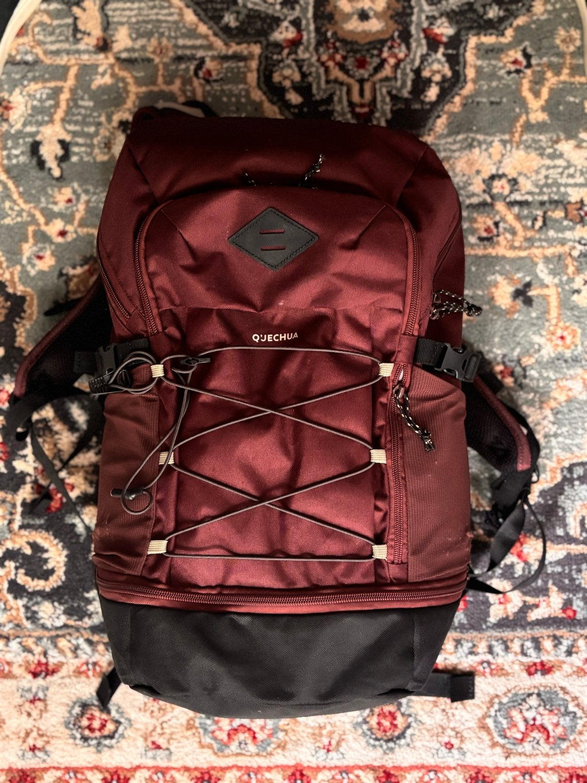 Quechua Backpack, Gebruikt, 25 tot 40 cm, Ophalen of Verzenden, Trekking