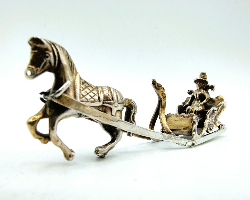 Zilveren miniatuur, J.S. Zwanenburg, Sneek, 1900, Antiek en Kunst, Verzenden, Zilver