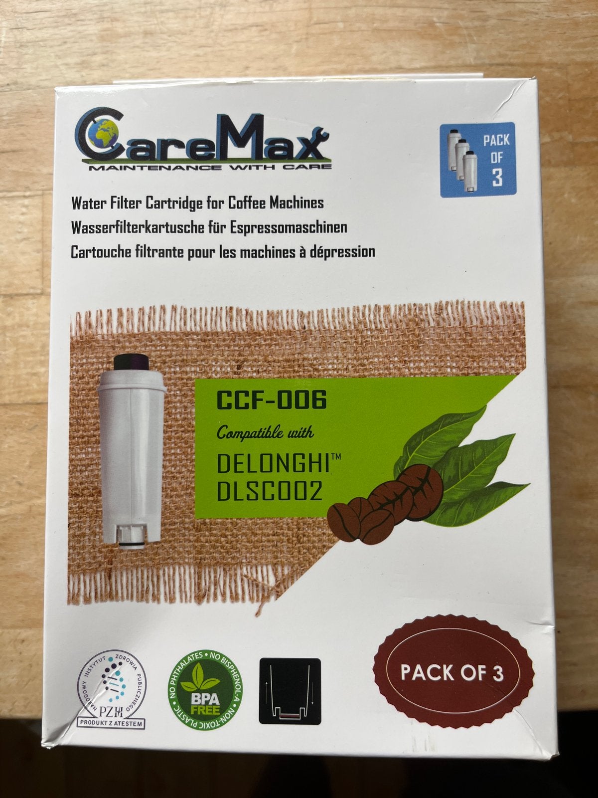 CareMax Waterfilter Cartridge voor DeLonghi Koffiemachines, Ophalen of Verzenden, Nieuw