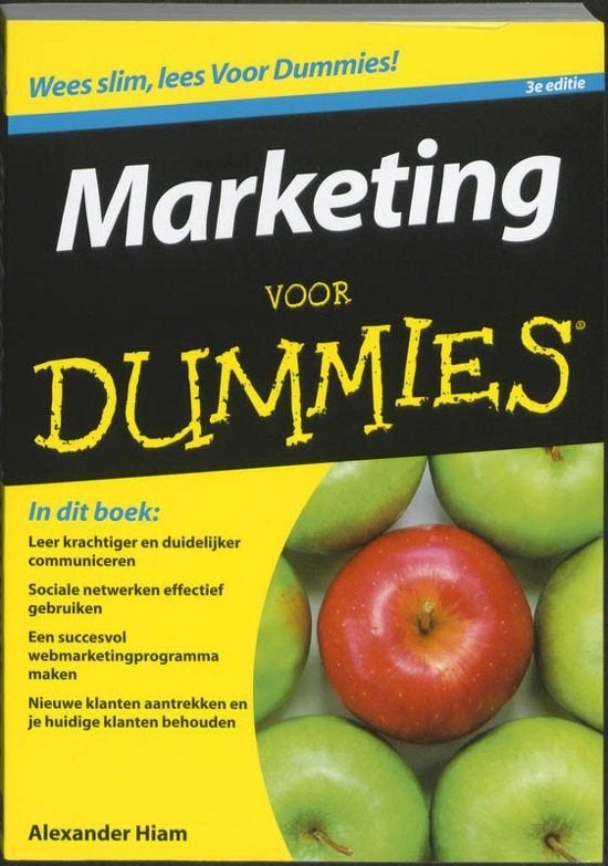 Marketing voor Dummies, Ophalen of Verzenden, Zo goed als nieuw, Economie en Marketing