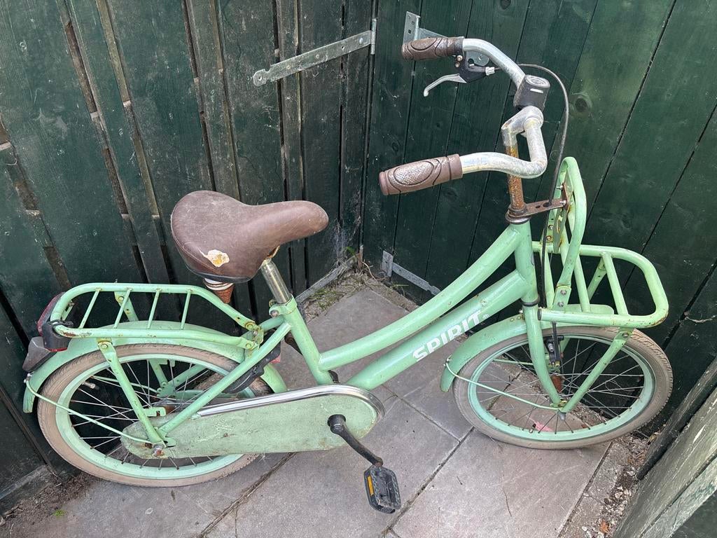 Mintgroene 22 inch opknapper met slot en terugtraprem, Ophalen, Zo goed als nieuw, 22 inch