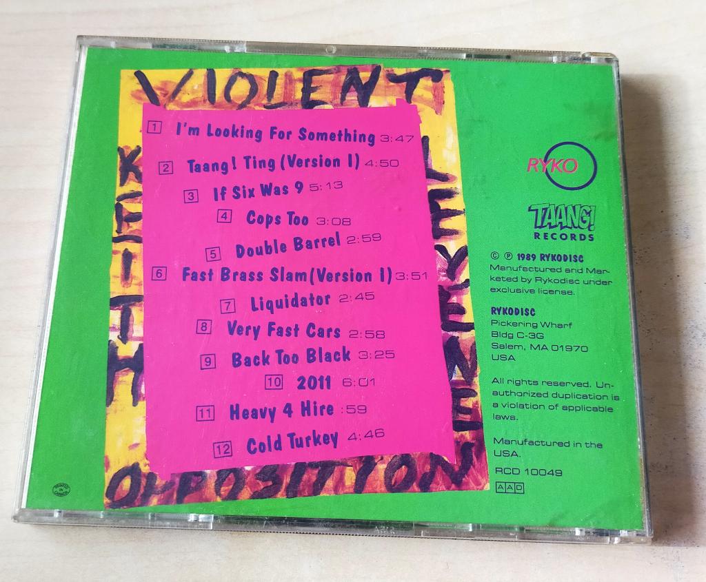 Keith Levene - Violent Opposition CD 1989 USA Gebruikt, Ophalen of Verzenden, Gebruikt