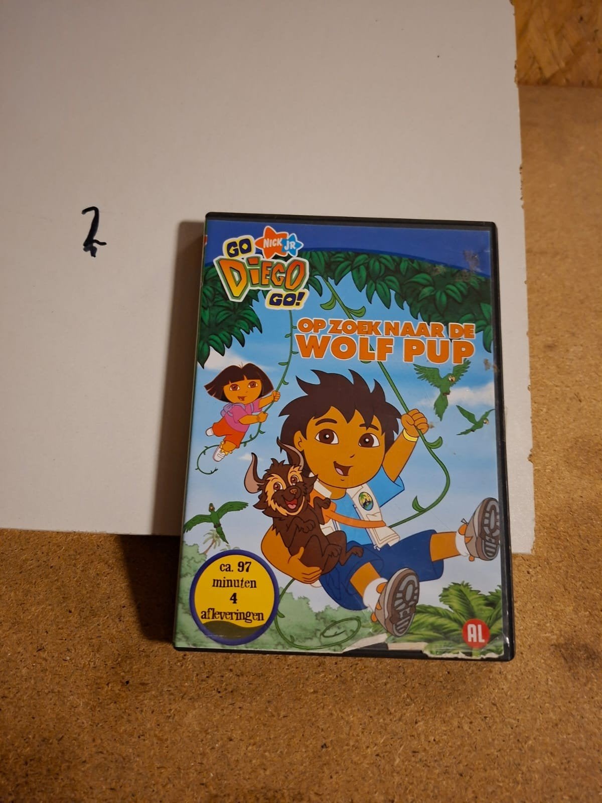 Go Diego Go! Op zoek naar de Wolf Pup DVD, Gebruikt, Animatie, Alle leeftijden, Tv-serie