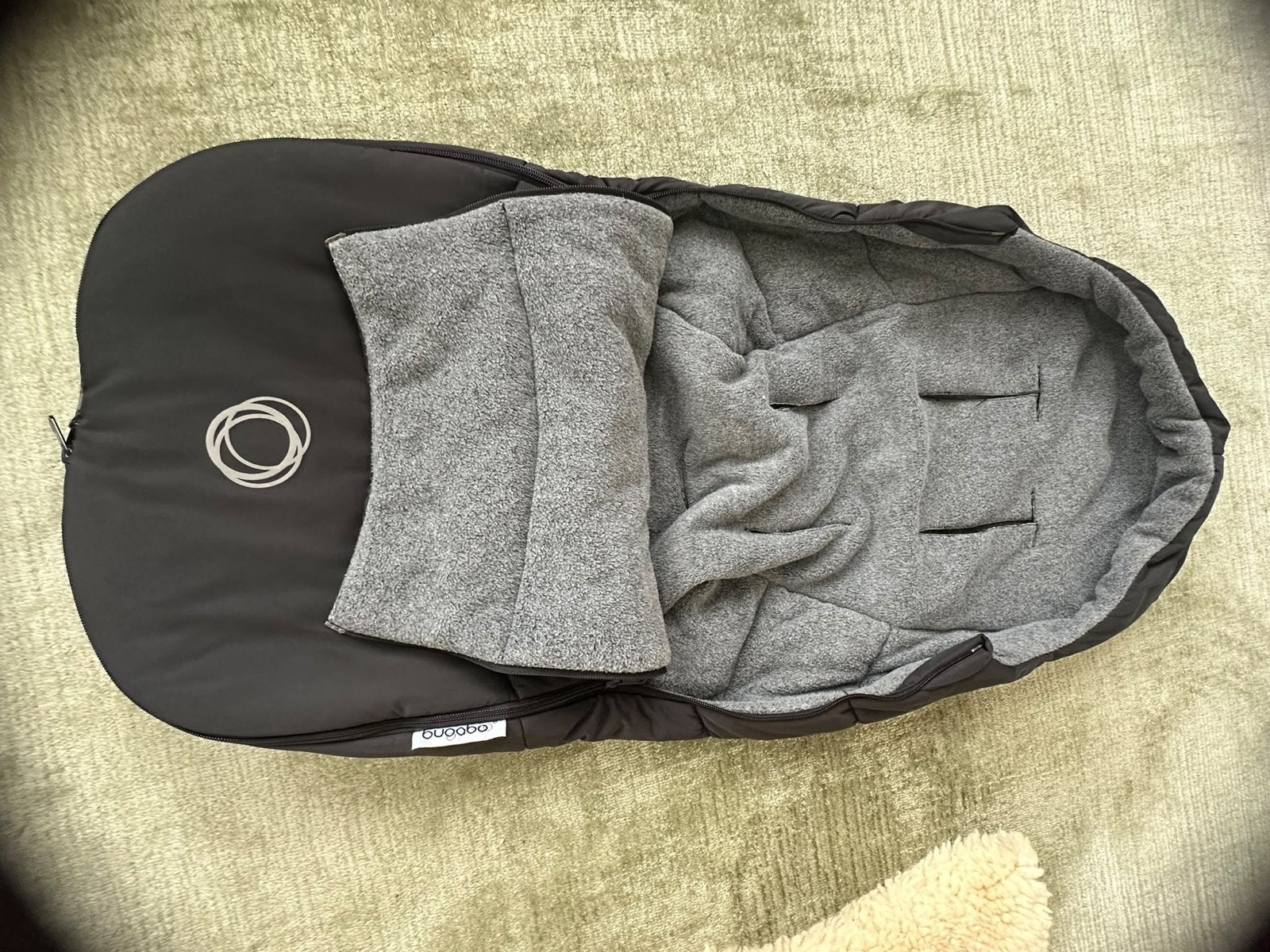Bugaboo voetenzak - Zwart/Grijs, Ophalen of Verzenden, Zo goed als nieuw, Bugaboo