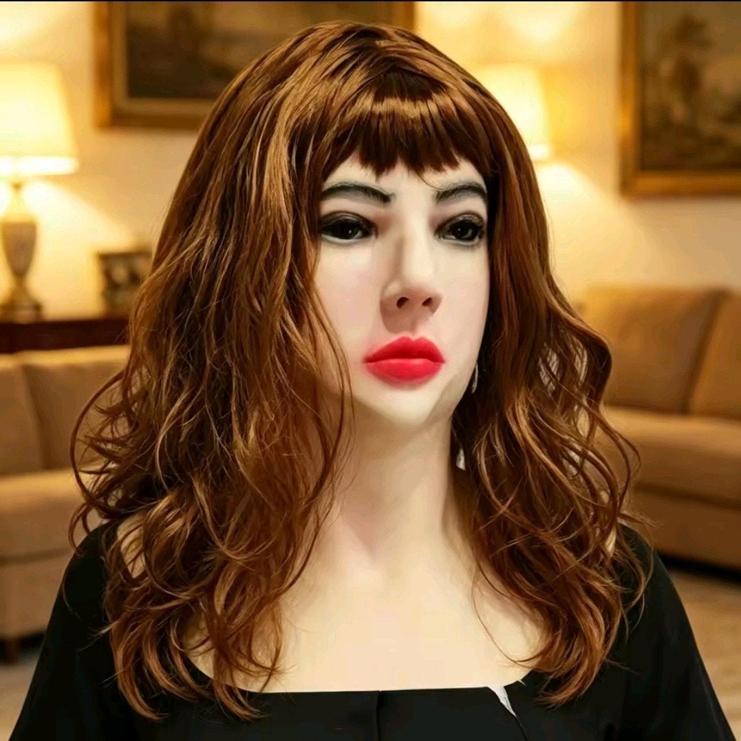 Door de Ogen van een Mooie Vrouw, Realistische Vrouwen Maske, Verzenden, Nieuw