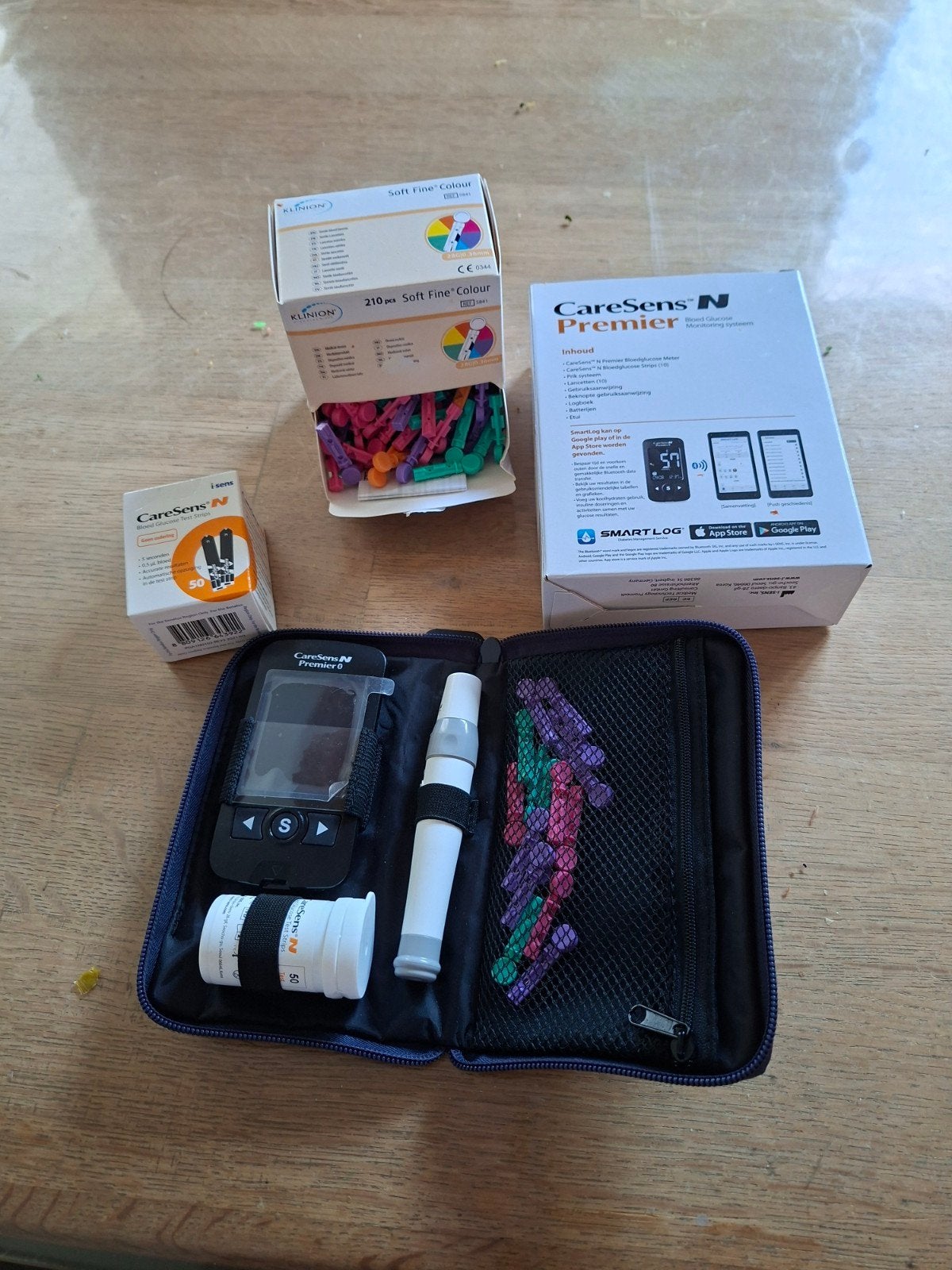 CareSens Premier glucosemeter set, Ophalen of Verzenden, Zo goed als nieuw, Overige typen