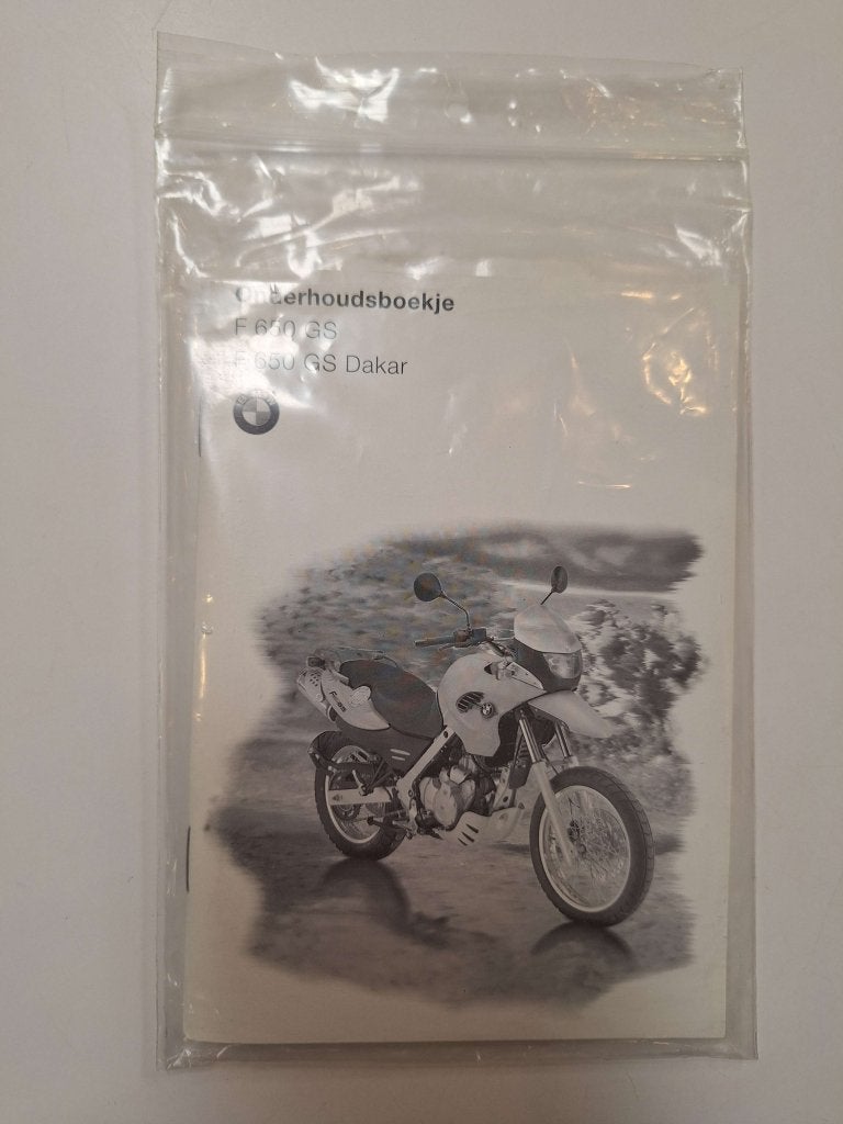 Nieuw Onderhoudboekje F650, BMW Nederland B.V., Nieuw, Ophalen of Verzenden, Einsteinlaan 5 2289 CC Rijswijk