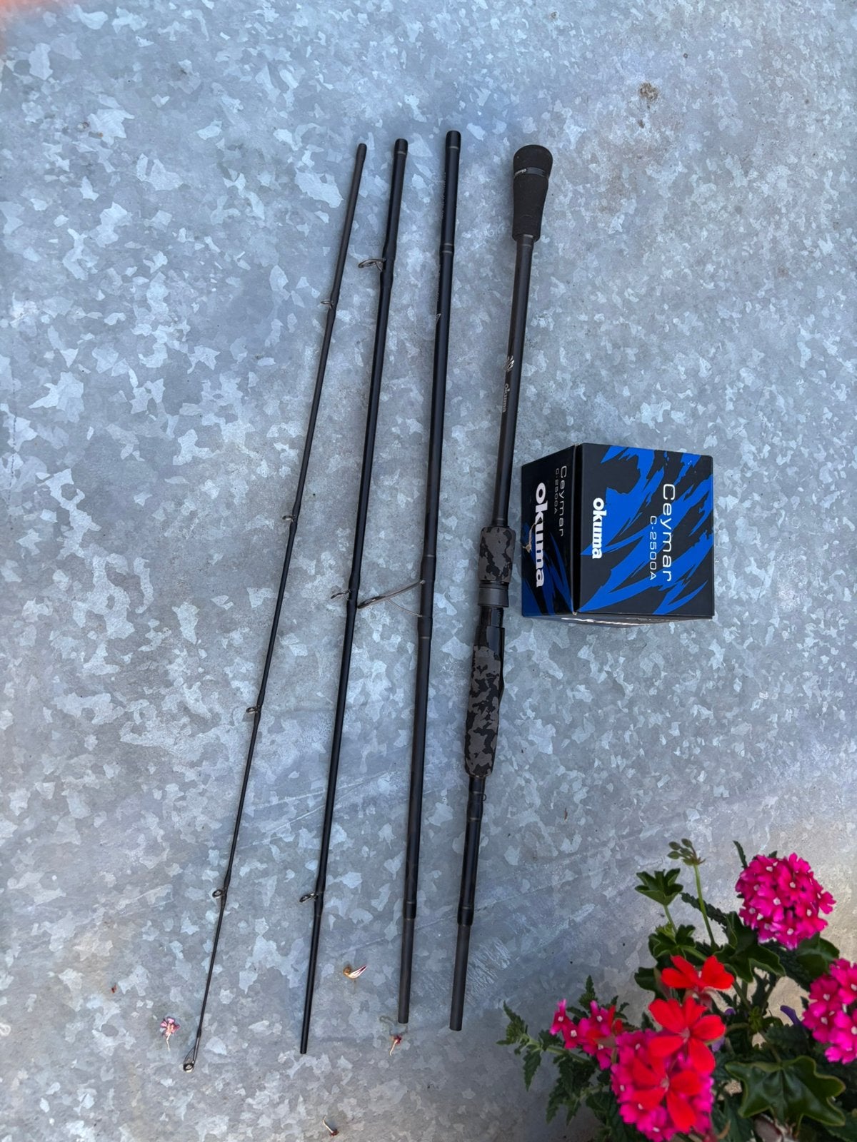 Okuma spin hengel 14/42 gram met molen, Ophalen of Verzenden, Nieuw, Werphengel