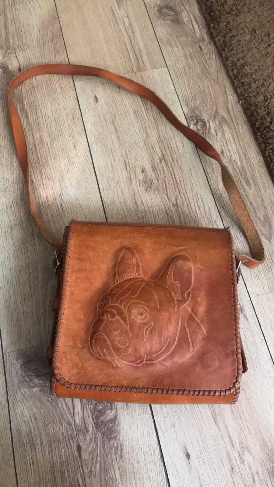 Leren tas. Zgan., mooi , unisex, Ophalen of Verzenden, Zo goed als nieuw, Bruin, Overige typen