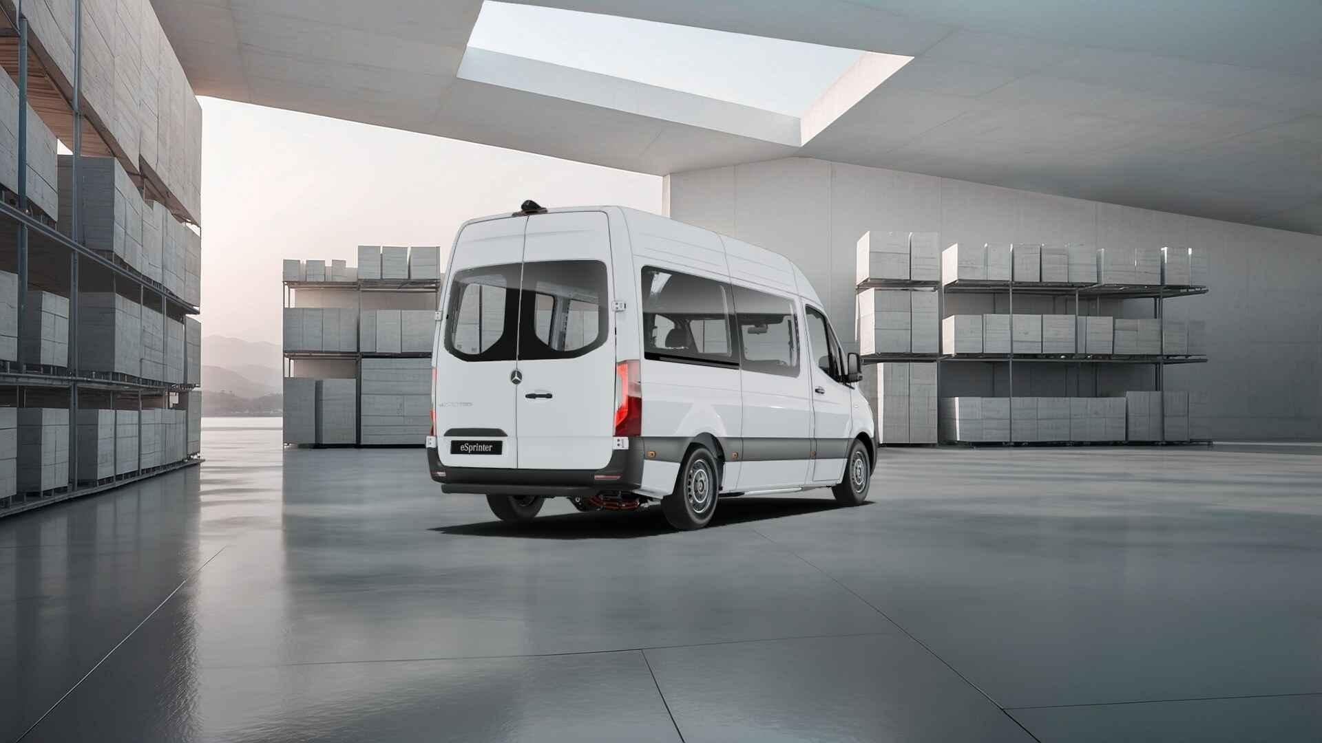 Mercedes-Benz eSprinter 314 L2 H2 RWD PRO 81kWh | Rolstoel o, 81 kWh, Zwart, 1 stoelen, Wit
