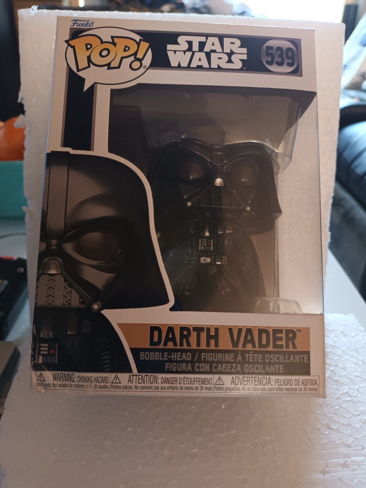 Funko Pop! Star Wars Darth Vader Bobble-Head #539, Ophalen of Verzenden, Zo goed als nieuw