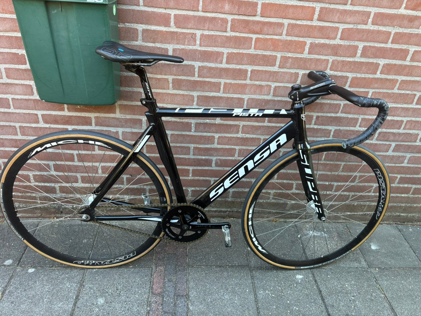 Sensa Pista Baanfiets, Gebruikt, Heren, Aluminium, 53 tot 57 cm