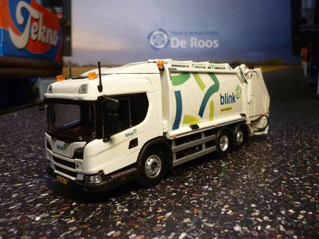 Tekno Scania L340 vuilniswagen Blink, Hobby en Vrije tijd, Modelauto's | 1:50, Ophalen of Verzenden, Nieuw, Bus of Vrachtwagen