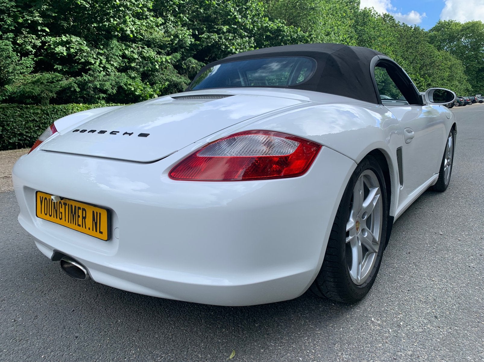 Porsche Boxster 2005 69.xxxkm 6 mnd garantie, Automaat, Achterwielaandrijving, Zwart, Cabriolet