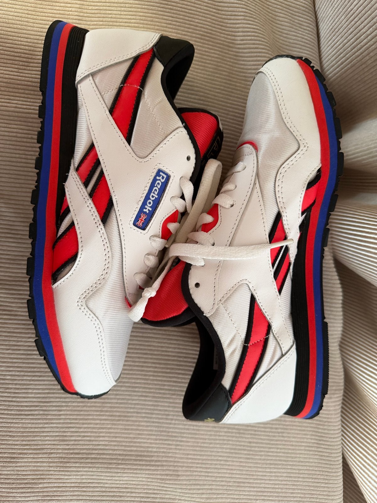 Reebok x P.E. Nation Classic Nylon sneakers - Maat 40.5, Kleding | Dames, Ophalen of Verzenden, Zo goed als nieuw, Wit, Sneakers of Gympen