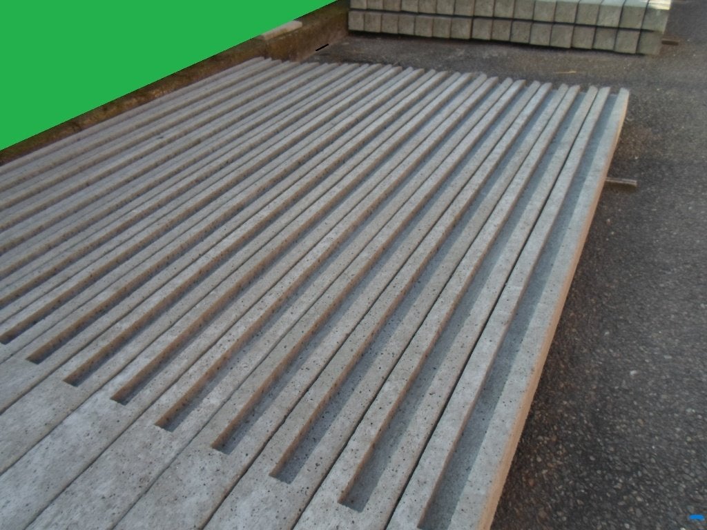 platen betonpalen schutting palen beton antraciet planken, Ophalen, Schuifpoort, Nieuw, 200 cm of meer