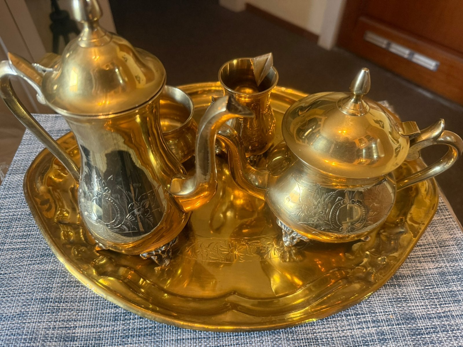 Vintage Thee/ Koffie servies, Antiek en Kunst, Antiek | Servies compleet, Ophalen