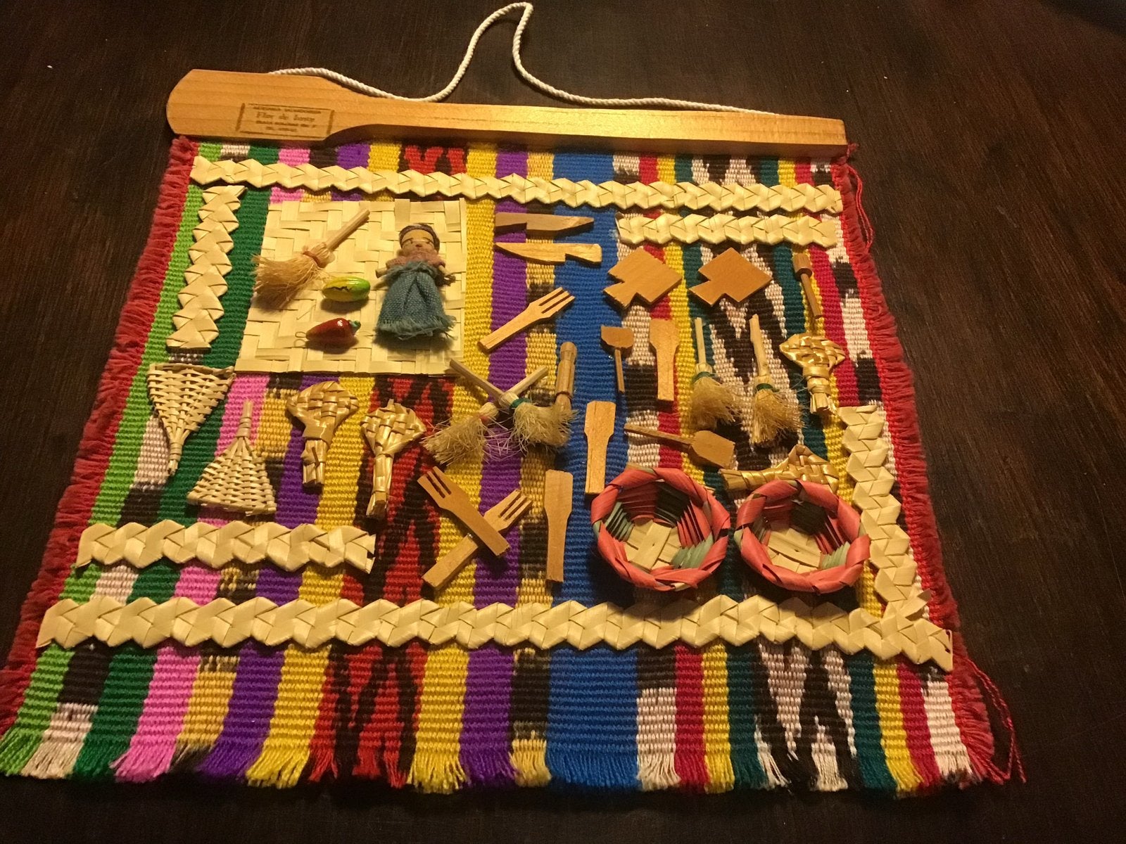 VintageWandkleed met Miniatuur Keukengerei opbr giro 555, Ophalen of Verzenden, Nieuw