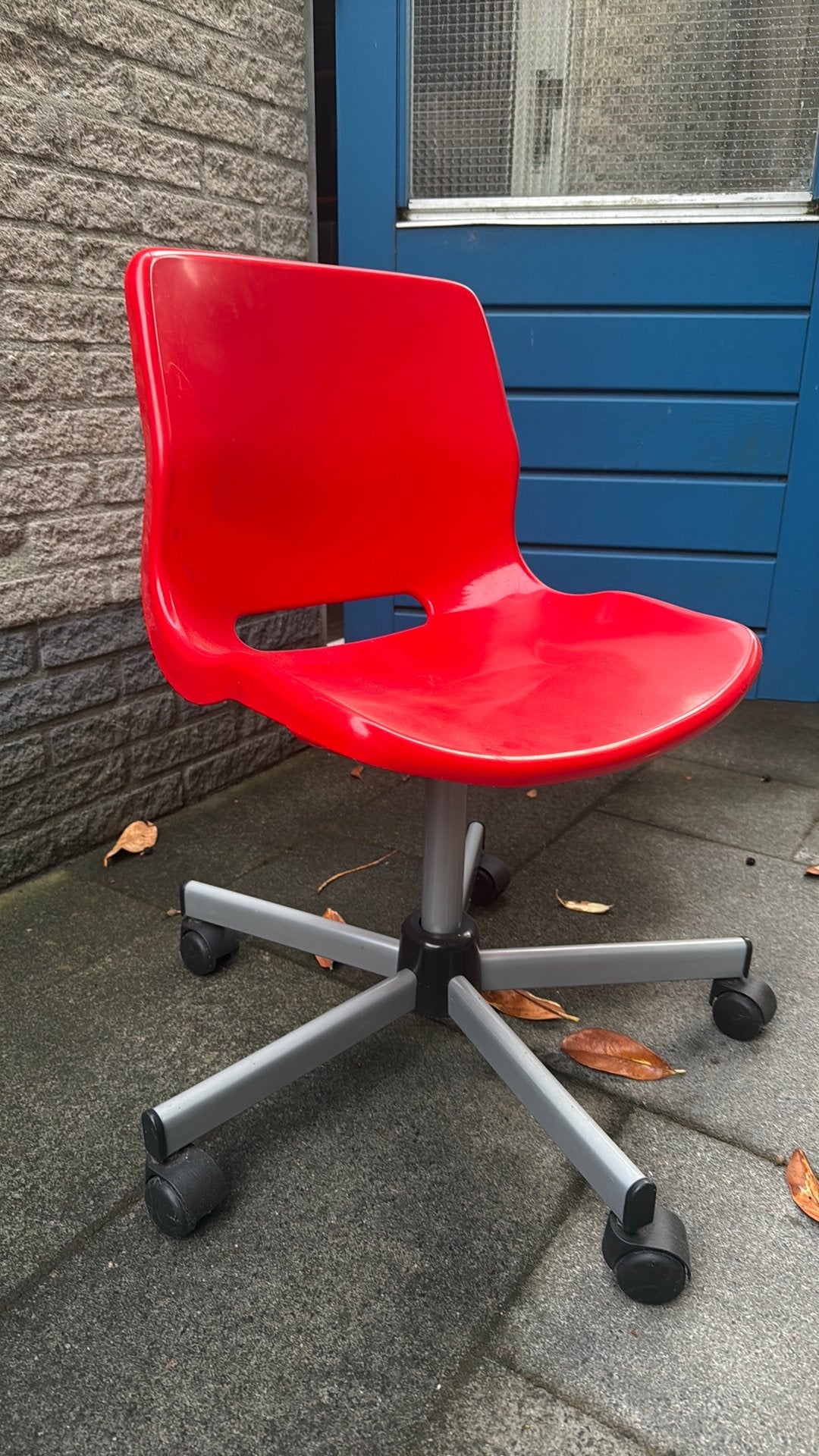 Rode bureaustoel, Ophalen, Gebruikt, Rood, Bureaustoel