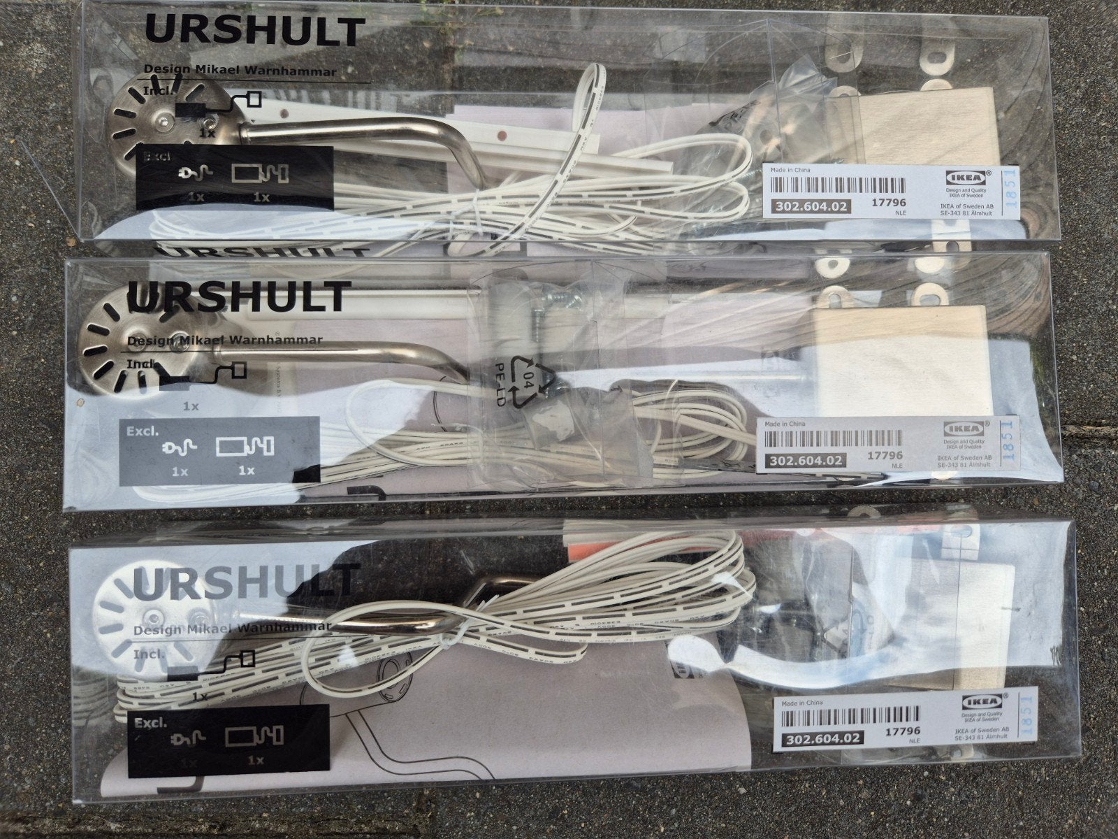 IKEA URSHULT LED-kastverlichting (3 stuks), Ophalen of Verzenden, Nieuw, IKEA