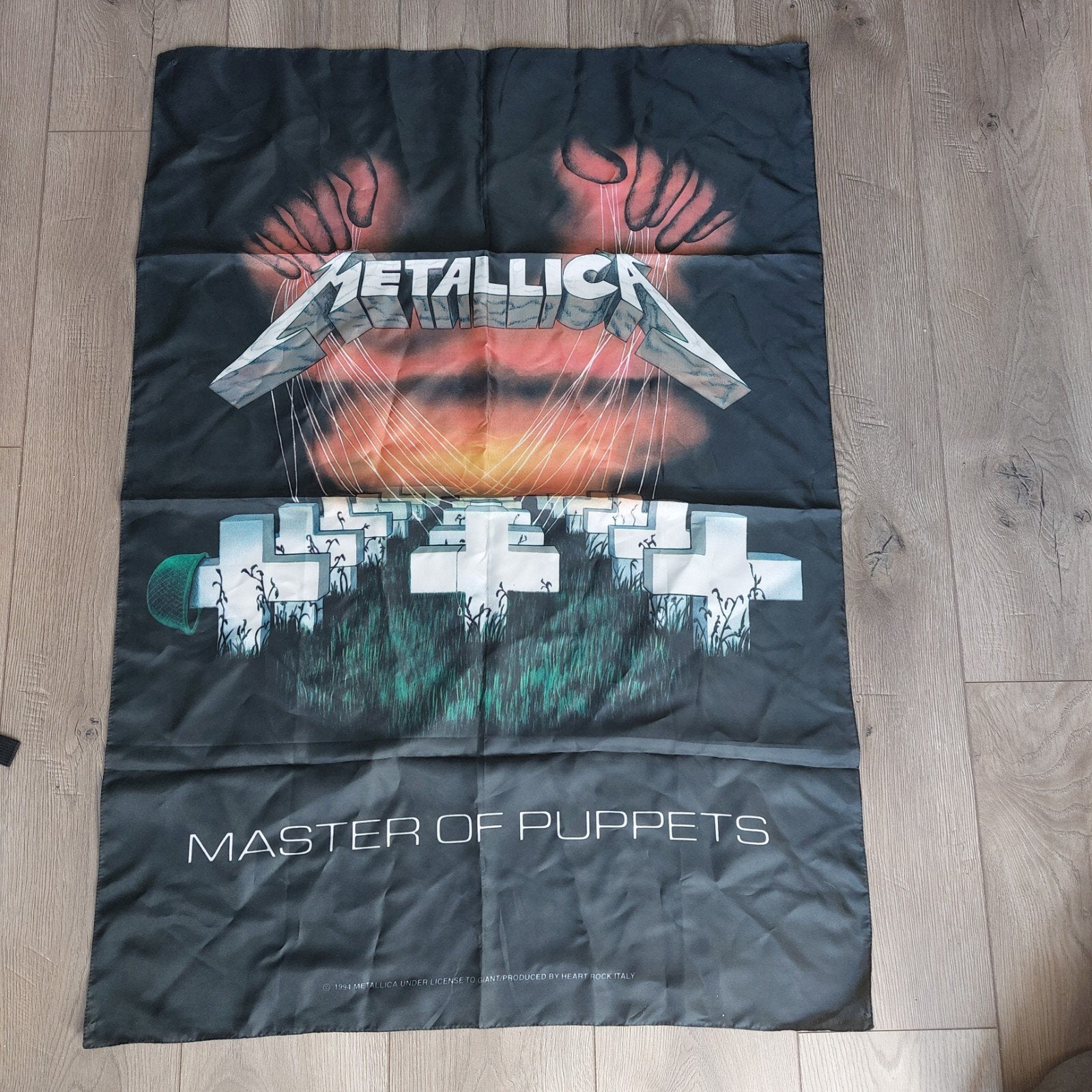 master of puppets vlag van metallica, Ophalen of Verzenden, Gebruikt