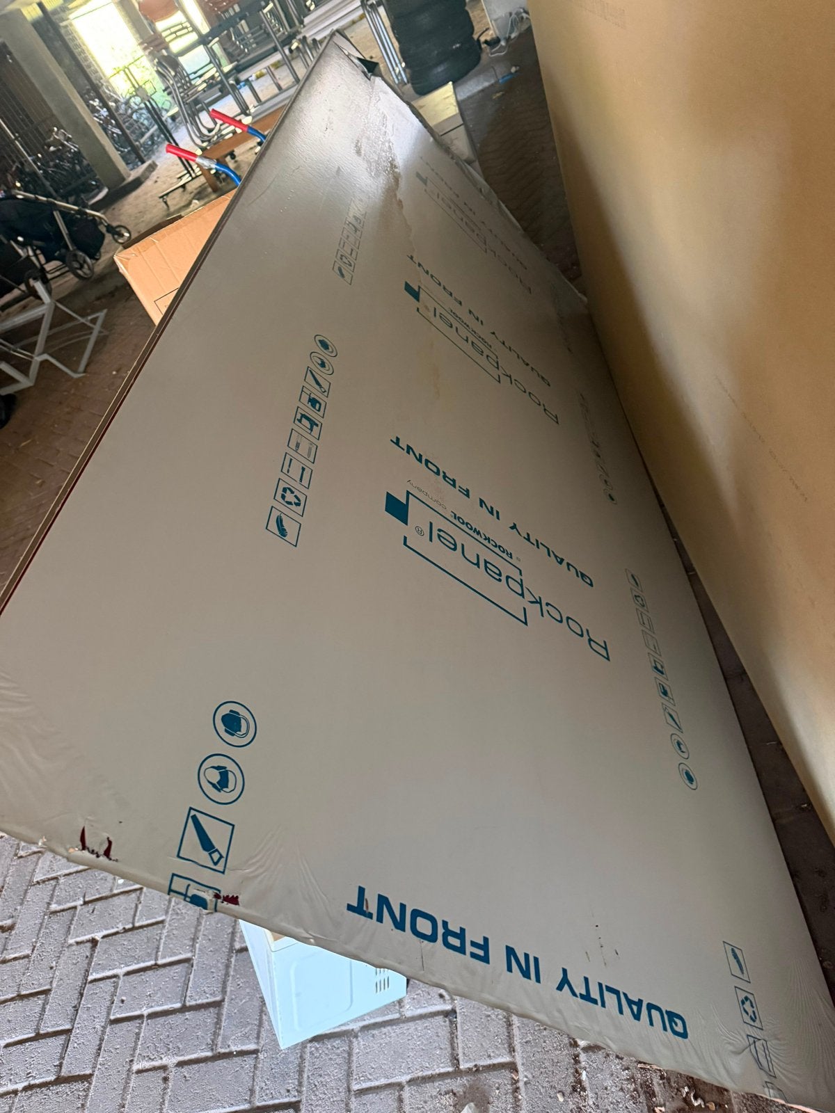 Rockpanel platen 50x120 (3 aanwezig), Doe-het-zelf en Verbouw, Platen en Panelen, Ophalen, Nieuw, Overige materialen