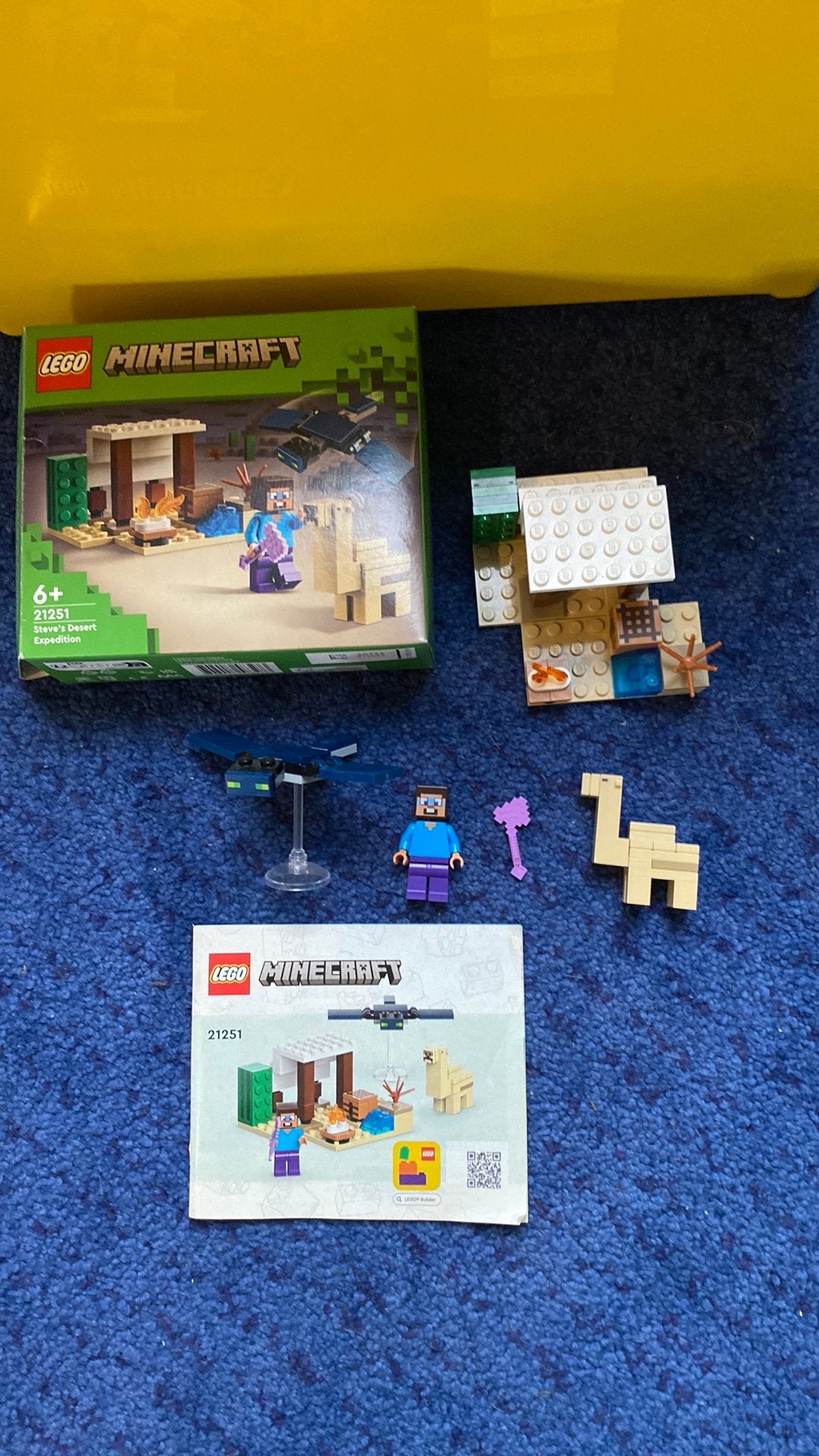 Lego Minecraft woestijn expeditie (21251), Ophalen of Verzenden, Zo goed als nieuw