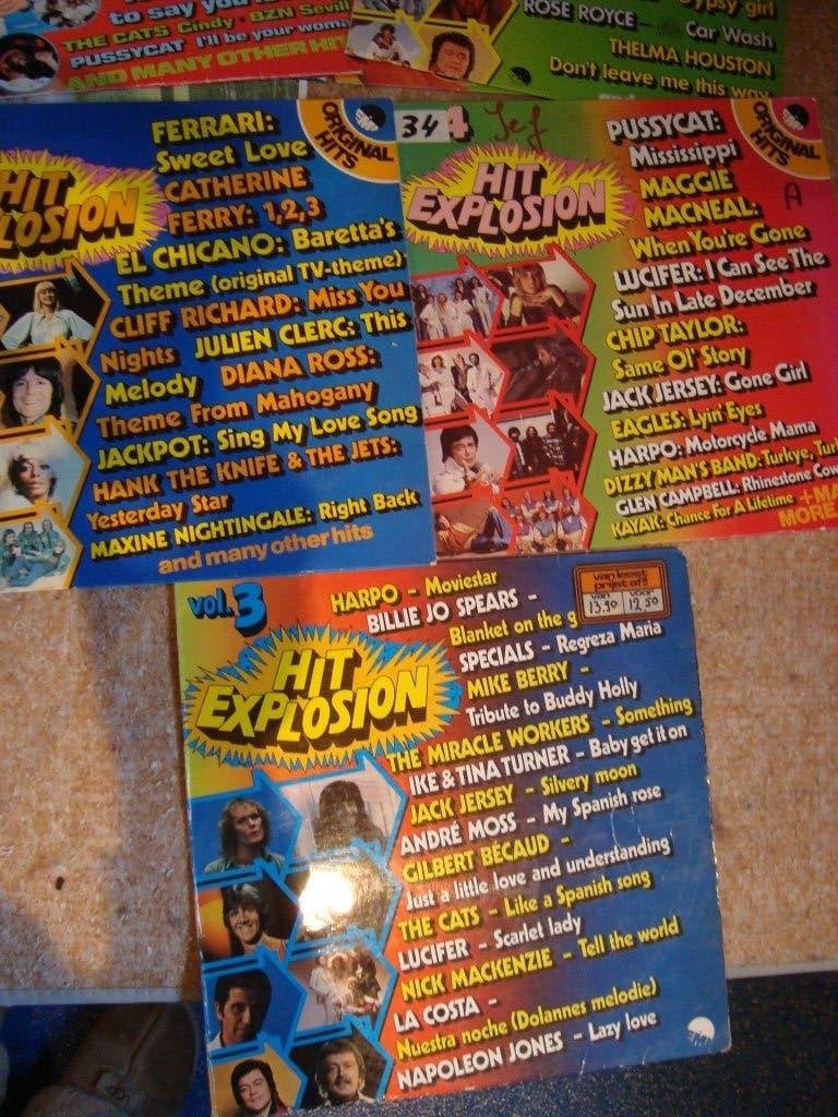 Div hit explosion per stuk te koop, Ophalen of Verzenden, Zo goed als nieuw, 12 inch