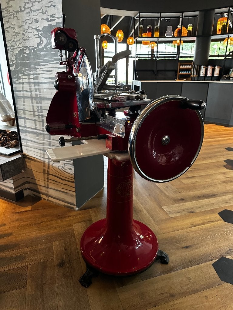 Originele Berkel snijmachine Model 9 / 9H met originele voet, Ophalen, Bakkerij en Slagerij