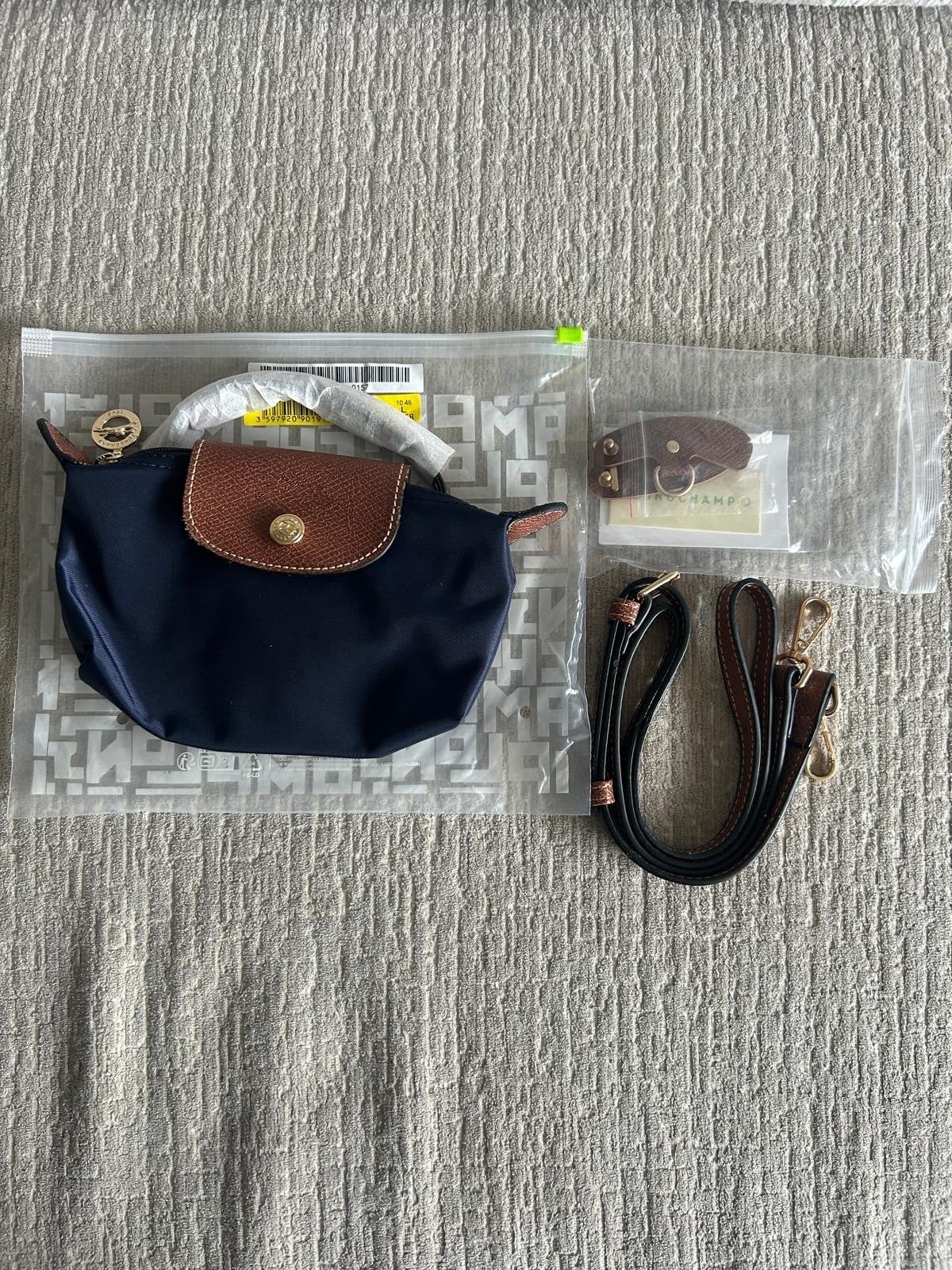 Longchamp Mini Tas Blauw - Nieuw, Ophalen of Verzenden, Nieuw, Blauw, Schoudertasje