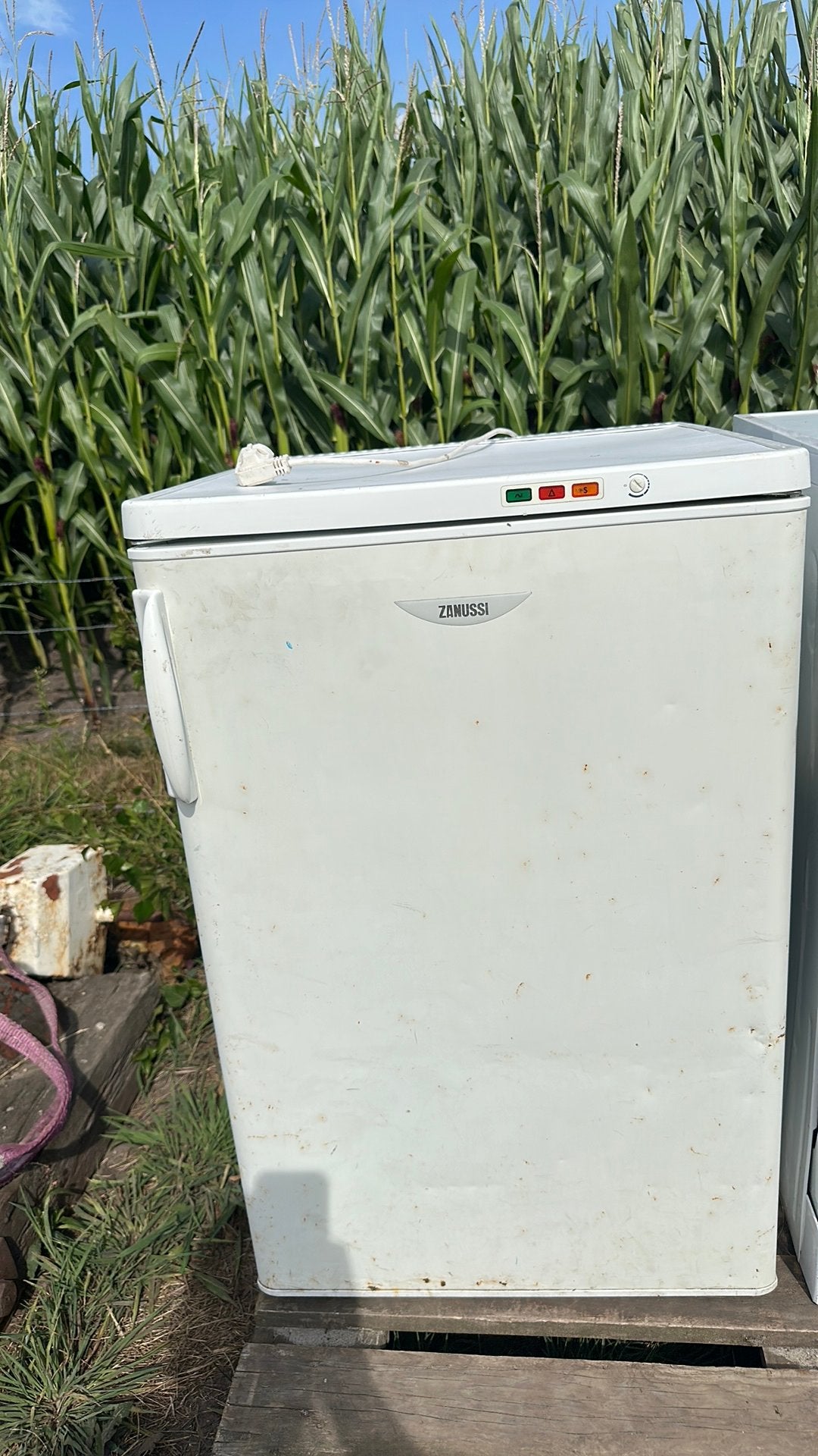 Zanussi diepvries, Witgoed en Apparatuur, Gebruikt, Minder dan 60 cm, Vrijstaand, Ophalen