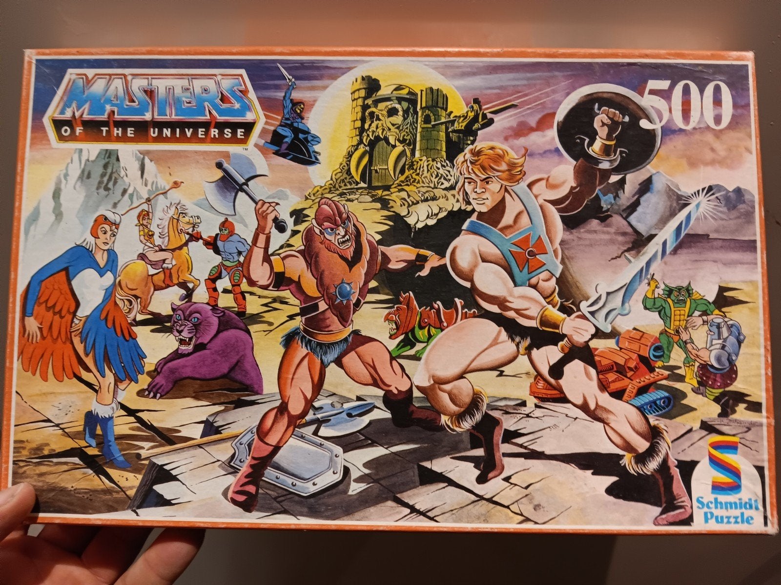 masters of the universe he man motu puzzel 80.s, Ophalen of Verzenden, Minder dan 500 stukjes