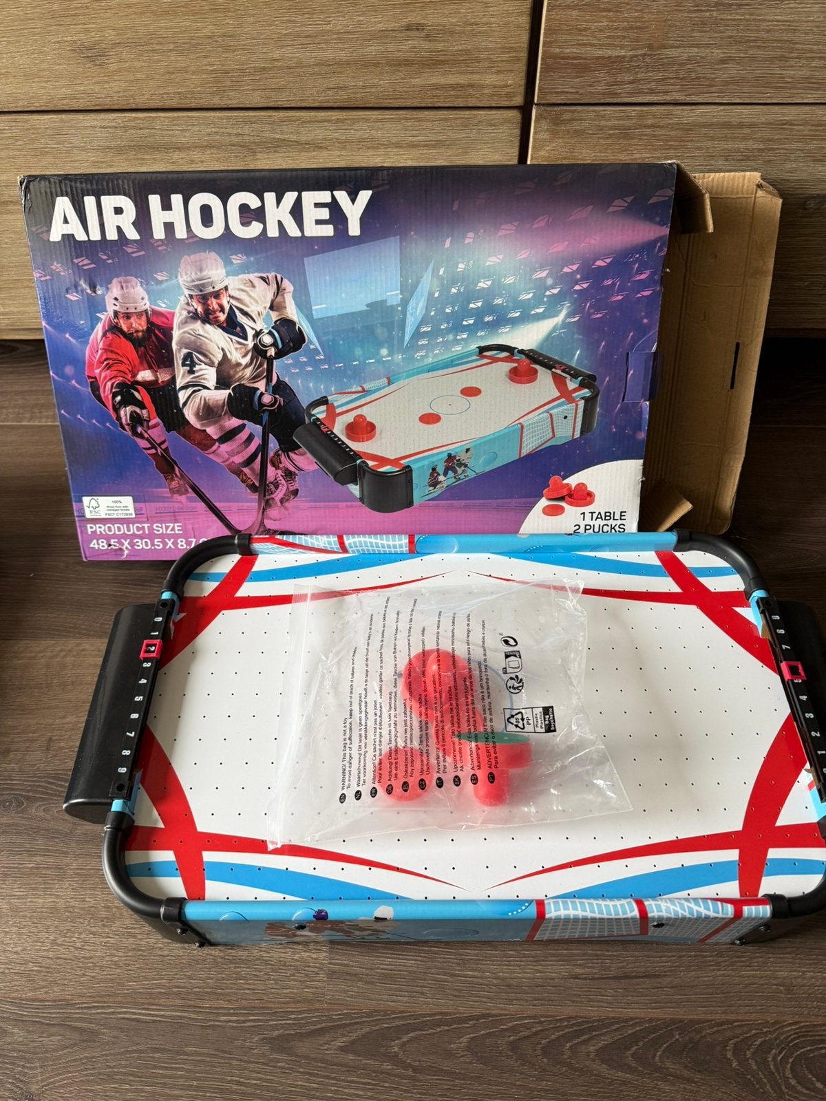 Mini air hockey, Ophalen, Zo goed als nieuw