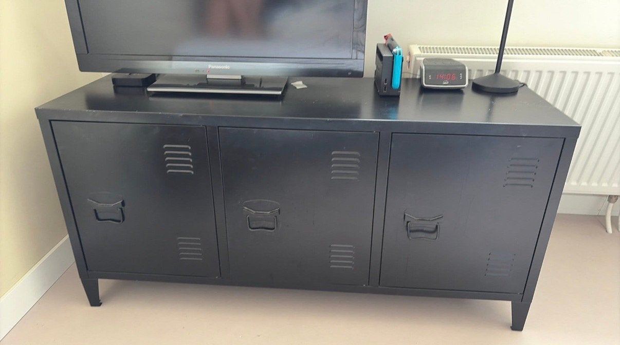 Dressoir kast / lockerkastje / tv kastje zwart, Huis en Inrichting, Ophalen, 100 tot 150 cm, Zo goed als nieuw, Minder dan 100 cm