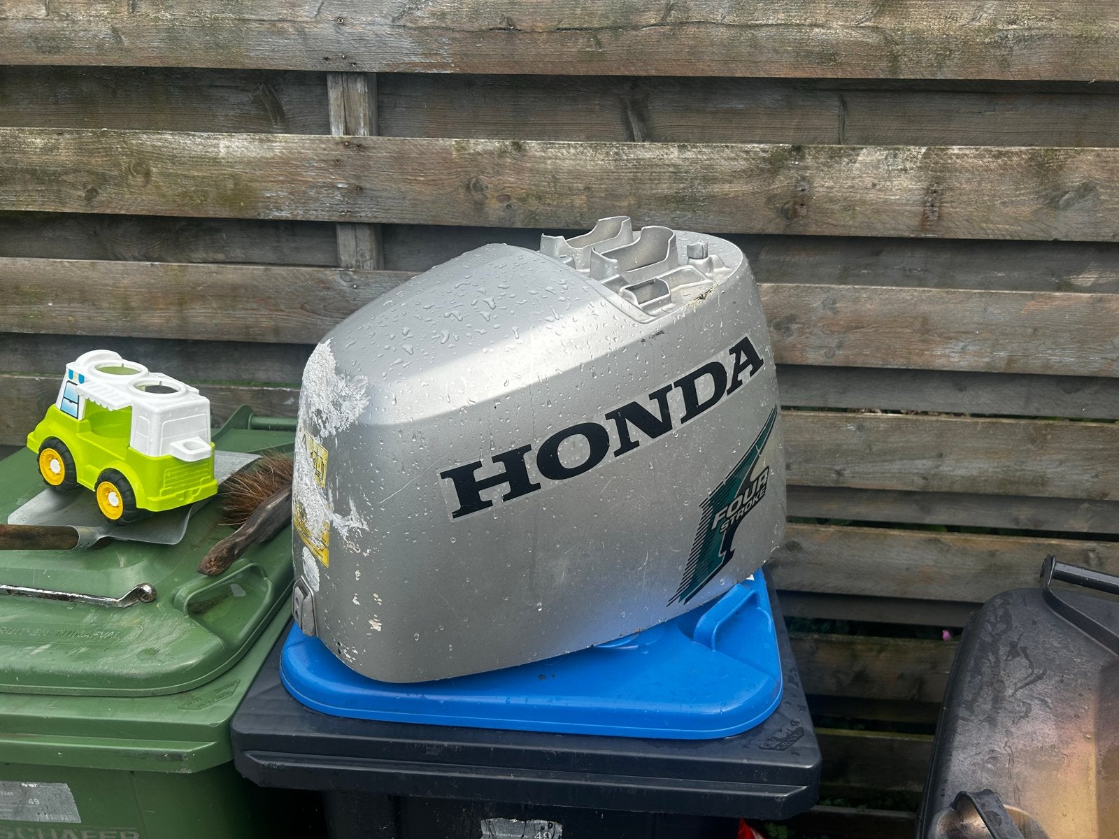 Honda 4-takt buitenboordmotor kap - opknapper, Ophalen of Verzenden, Gebruikt, Motor en Techniek
