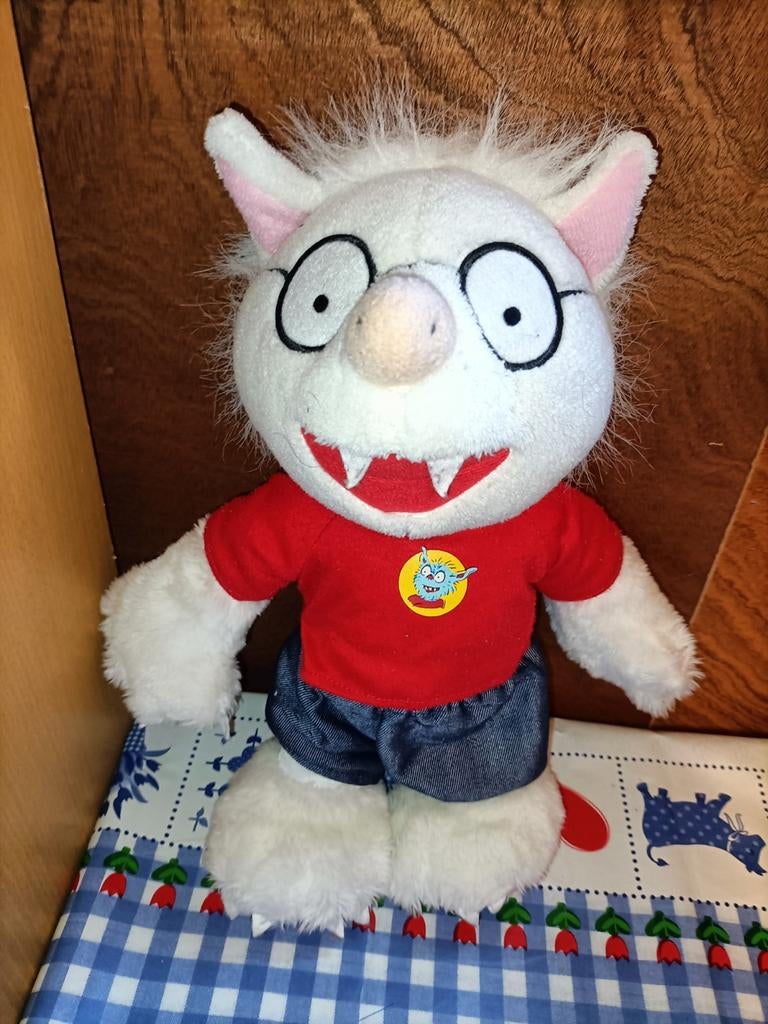 Dolfje Weerwolfje knuffel 36 cm groot, Kinderen en Baby's, Ophalen of Verzenden, Zo goed als nieuw, Overige typen