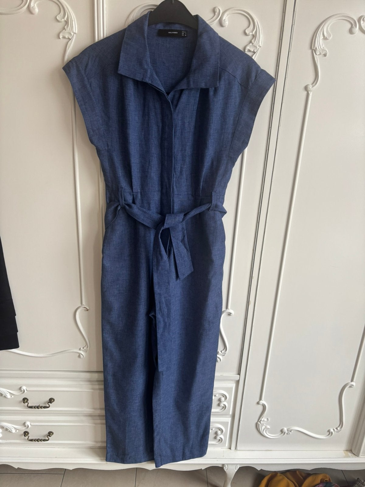 Nieuw blauwe jumpsuit merk Hallhuber maat 34, Kleding | Dames, Jumpsuits, Ophalen of Verzenden, Nieuw, Maat 34 (XS) of kleiner
