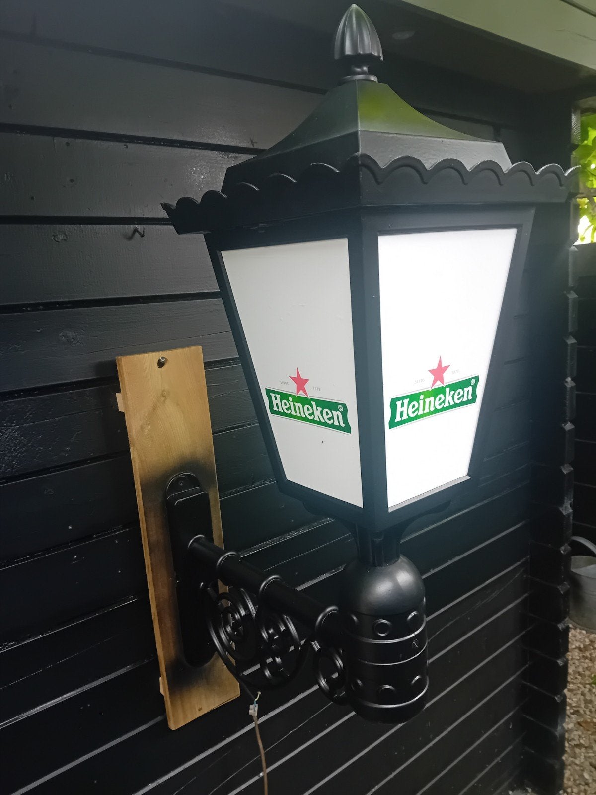 Nieuwe Heineken logo lantaarn, Verzamelen, Ophalen, Zo goed als nieuw, Heineken